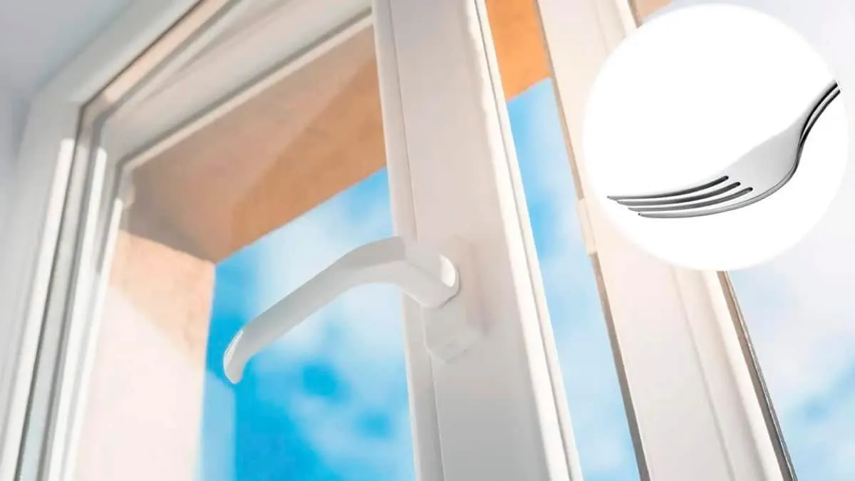 Eine Gabel für strahlende Fenster: die unkonventionelle Reinigungstechnik